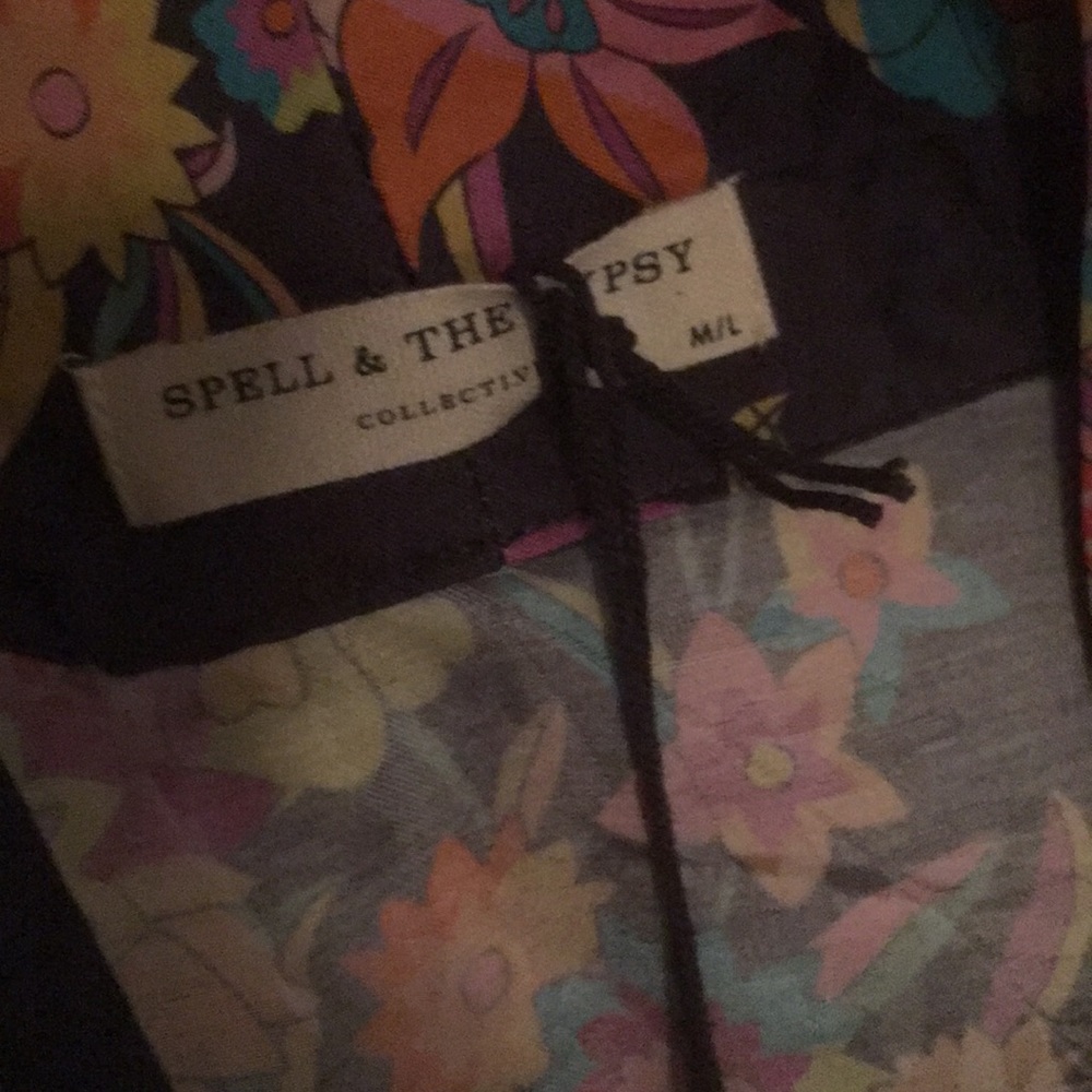 NEW Spell & Gypsy UFT Leo Maxi Robe kimono Medium large - Picture 16 of 16